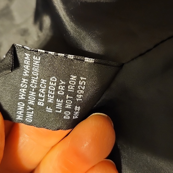 Women's BACCINI Black Faux Leather Full Zipper 2 Front Pockets Jacket Size PM - Picture 6 of 6